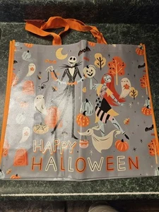 Disney Nightmare Before Christmas Reusable Bag Halloween Extra Large 19”x17” - Picture 1 of 5