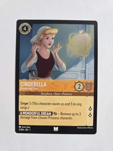 Cinderella Gentle and Kind COLD FOIL 3/204 - The First Chapter Lorcana - Picture 1 of 1
