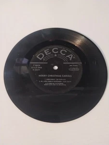 Old 33 RPM Record - Decca 9-34211 - Merry Christmas Carols - 6 songs - Picture 1 of 2