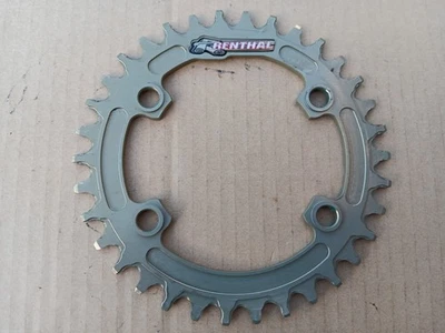 34 tooth Renthal Chainring MCR111-564-34 1x Narrow Wide 96mm BCD 4-Bolt Gold Ano - Image 1 of 4