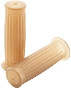 BikeMaster Classic Line Grips - 118mm - Cafe Motorcycle Street Bike 102295 - Picture 1 of 3