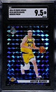 2024-25 Mosaic Austin Reaves #120 Genesis Mosaic Prizm SSP LA Lakers SGC 9,5 - Foto 1 di 2