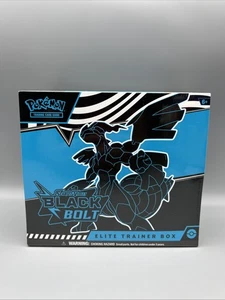 Pokémon TCG SV10.5 BLACK BOLT - Elite Trainer Box (ETB) - Factory Sealed New! ⚡️ - Picture 1 of 8