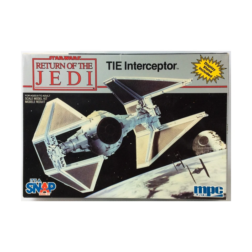 MPC Model Star Wars Tie Interceptor (1/51 Scale) VG/NM - Image 1 of 1