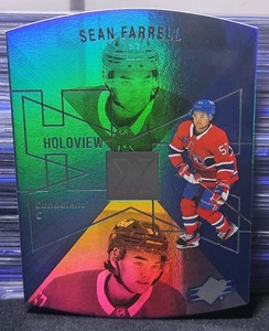 23-24 Upper Deck Sean Farrell Rookie SPX Holoview 🚨🚨🚨 Montreal Canadiens - Picture 1 of 2
