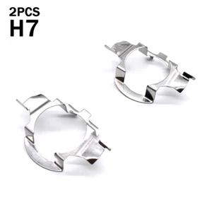 Ampoule ergonomique H7 DEL support de base adaptateur retenue de prise (2 pièce - Picture 1 of 12