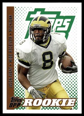 2006 Topps Draft Picks & Prospects Jason Avant Rookie Michigan Wolverines #114 - Image 1 of 2