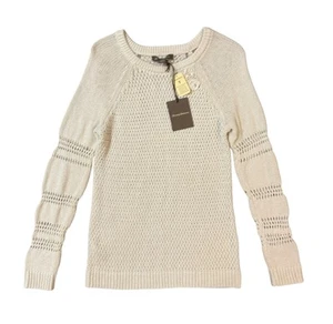 NWT Tommy Bahama Oatmeal Beige Long Sleeve Sweater Knit Top Women’s Size Small S - Picture 1 of 13