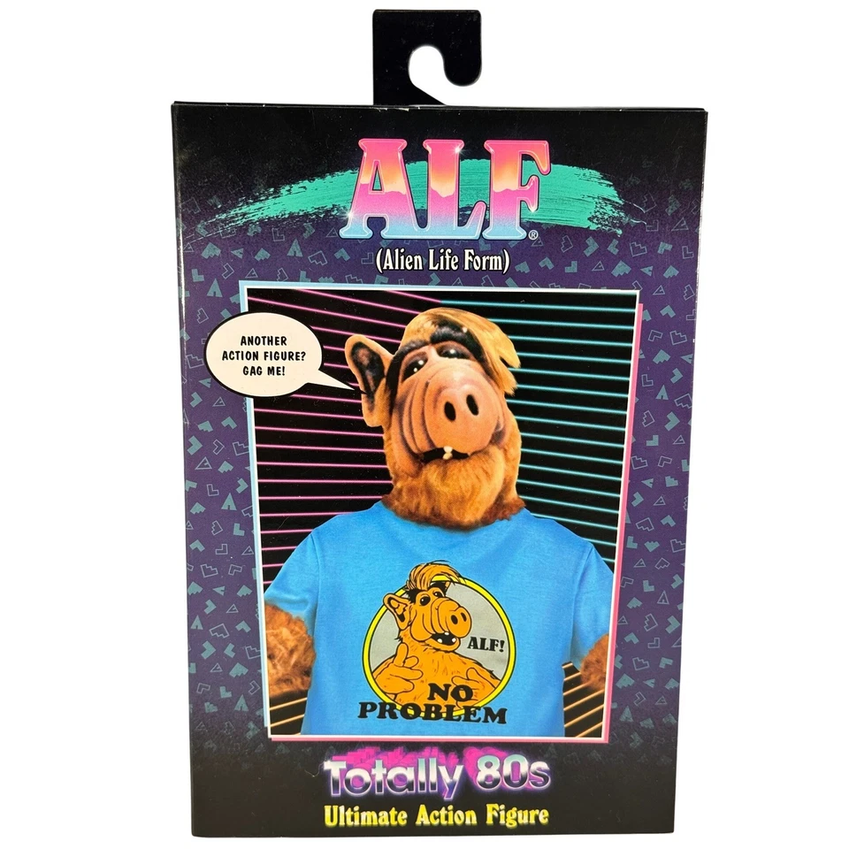 ALF Totally 80s Ultimate Action Figure NECA Alien Life Form Retro READ - Image 1 of 4