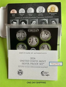 2024 S Proof American Women SILVER Quarters 5 coin Set 99% OGP from 10 coin set - Picture 1 of 4