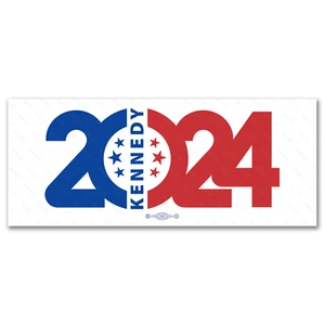 Kennedy 2024 White Campaign Autoaufkleber / RFK24-BS-502 - Bild 1 von 12