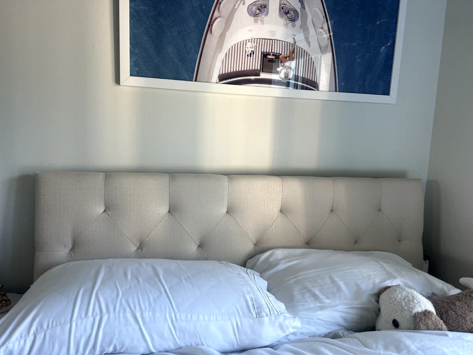 Aijha Upholstered Panel Headboard - Image 1 of 3