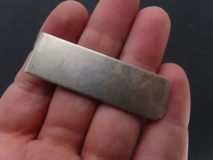 c1975 Tiffany & Co Sterling Silver Money Clip, Inscribed, 17.7g - Picture 1 of 6