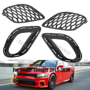 Front Fog Light Bracket Cover For Dodge Charger 15-16 Driver Passenger Side 4PCS - Bild 1 von 13