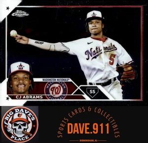 CJ Abrams 2023 Topps Chrome #185 Washington Nationals - Picture 1 of 2