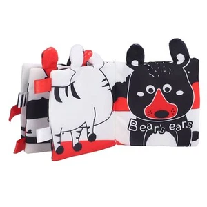 Infant Cloth Book Cartoon Pattern Fabric Baby Cloth Book Infant Early - Picture 1 of 12