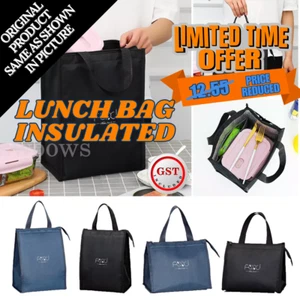 1/2xLunch Bag Insulated Thermal Cool Food Storage Bag Carry Tote For Adults Kids - Picture 1 of 11