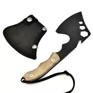 Hatchet Axe Tomahawk Kindling Firewood Log Chopper Hunting Tactical Wood Handle - Picture 1 of 12