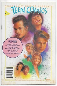 Teen Comics #1 PERSONALITY COMIC BOOK Luke Perry 90210 TV Shannen Doherty b/c - Picture 1 of 2