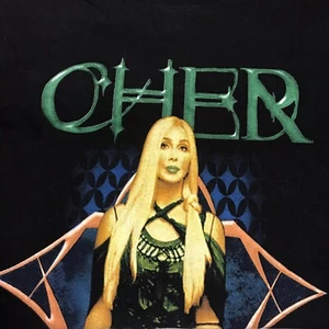 Vintage 2003 CHER Farewell TOUR Rock Band Concert T SHIRT Sz XL - Picture 1 of 11