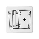 'Ace Playing Cards' 108mm Square Ceramic Tile (TD00004904)