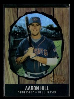 2003 Bowman Heritage #272 Aaron Hill IN PERSON AUTO! - Image 1 of 2