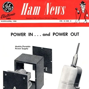 März-Apr 1953 General Electric Amateurfunk Nachrichtenmagazin GE Vakuumröhrenspule 7pg 2L - Bild 1 von 3