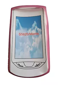 Samsung S5620 Monte Pink Silicone case - Picture 1 of 2