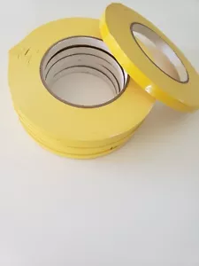 24 Rollen 3/8 Zoll x 180 Yd produzieren Polybeutel Dichtband 2,4 Mil gelb - Bild 1 von 3
