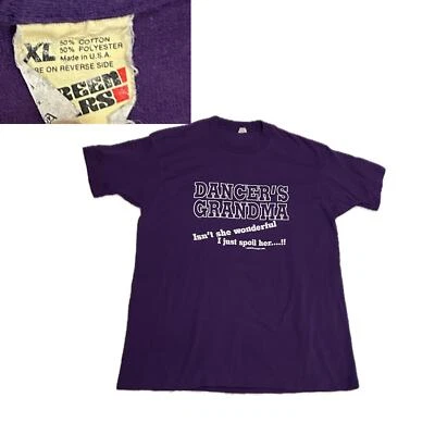 Camiseta 1980s Dancers Grandma Funny Humor Ponto Único / Feminina Grande *  - Imagem 1 de 4