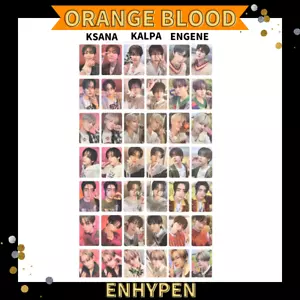 ENHYPEN ORANGE BLOOD Photo Card 5th Mini Album KSANA KALPA ENGENE ver. PC - Picture 1 of 95