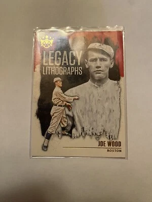 2021 Diamond Kings Legacy Lithographs Base #LL-16 Joe Wood - Boston Red Sox - Image 1 of 2