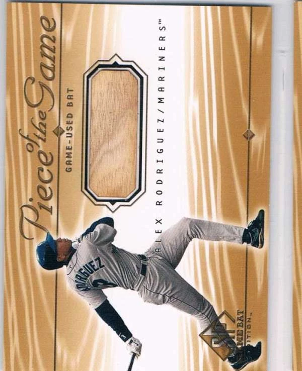 2001 SP Game Bat Piece of the Game #AR Alex Rodriguez MEM  - Image 1 of 1