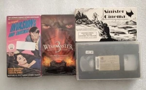 Lot of 4 Horror VHS - Picture 1 of 11