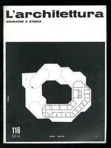 L'architettura cronache e storie n. 116 giugno 1965 direttore Bruno Zevi - Picture 1 of 1