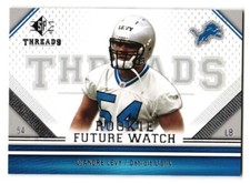 2009 SP Threads Rookie Future Watch DeAndre Levy #126 Rookie RC