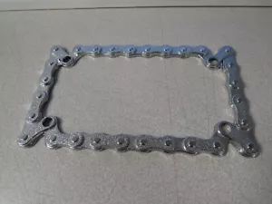 Pilot Automotive Bike Chain Style Motorcycle License Plate Frame WL-245CWK - Picture 1 of 8