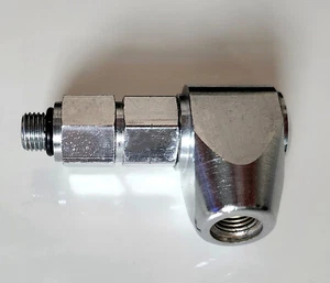 MD-Winkelstück 3/8" für Atemregler mit Verlängerung -drehbar- - Bild 1 von 2