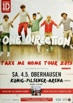 One Direction - Oberhausen, Oberhausen 2013 | Konzertplakat | Poster - Bild 1 von 4