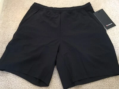 *BRAND NEW* Men Lululemon Pace Break Shorts 7" Unlined Classic Fit Black Sz Med - Image 1 of 4
