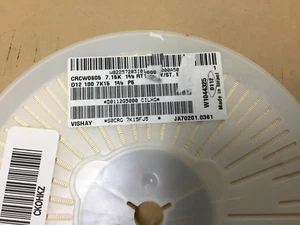 (100 PC)   DALE   CRCW08057151FRT1   Resistor, Metal Glaze, 7.15K Ohm, 150V - Picture 1 of 3