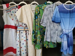 lotto 6 Pezzi second hand vestiti abiti usati e vintage donna woman Fantasia - Foto 1 di 15