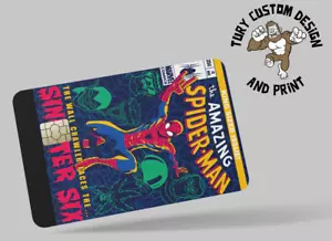 SPIDERMAN, 2 PZ SKIN PER CARTE DI CREDITO E CARTA DI DEBITO, TROLLEY E PALESTRA, ADESIVO - Foto 1 di 19