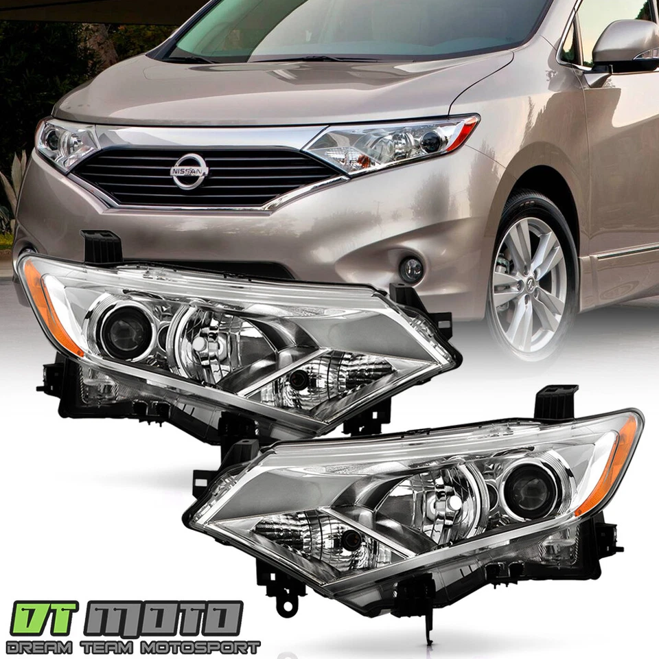 For 2012-2017 Nissan Quest Factory Halogen Projector Headlights Headlamps Pair — 第 1/4 张图片