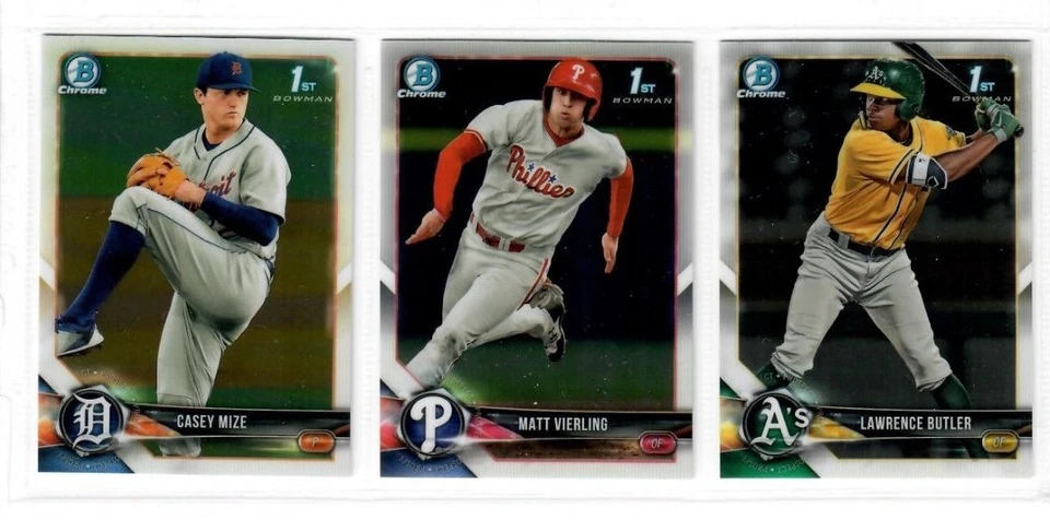 2018 Bowman Draft Chrome Base You Pick 1-200 Swaggerty Bohm Madrigal Gorman QTY - Image 1 of 1