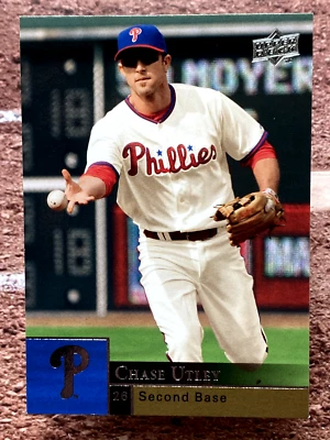 2009 Upper Deck Chase Utley #291 Philadelphia Phillies - Image 1 of 2