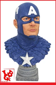CAPTAIN AMERICA Avengers Buste 1/2 3D Legend Diamond Select 1000 ex bust # NEUF# - Foto 1 di 6