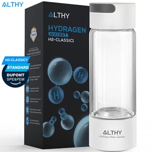 ALTHY Hydrogen Water Generator Bottle SPE PEM Technology Machine - H2 Inhalation - Picture 1 of 9