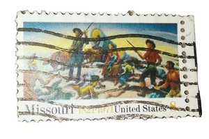 Authentic Missouri 1821 -1971, 8 Cent U. S. Postage Stamp - Picture 1 of 2