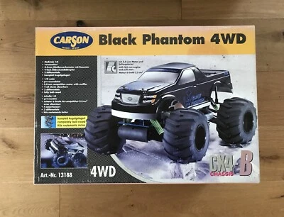 Carson 1:8 RC Black Phantom 4WD CX4 SuperScale OVP Vormontiert Vintage unbenutzt - Bild 1 von 4